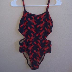 Old Navy Lobster One-Piece Swimsuit